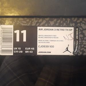 Air Jordan 3 retro tinker TH SP